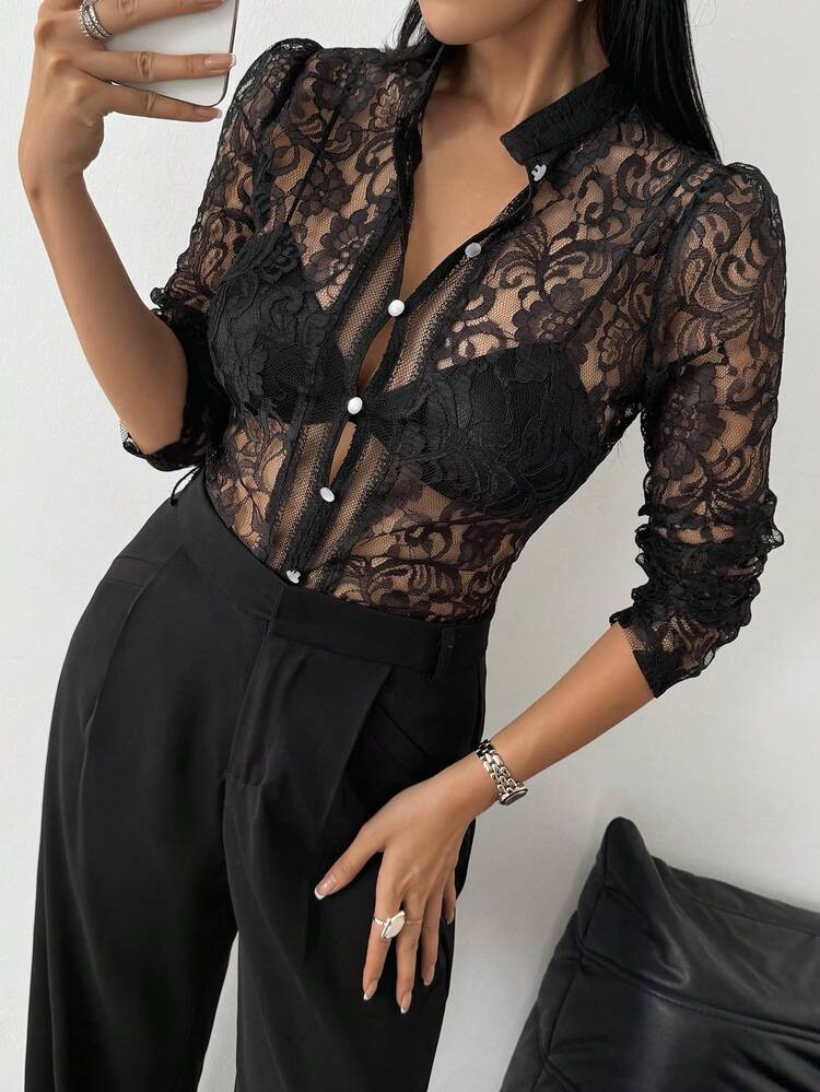 Lace top | SHEIN