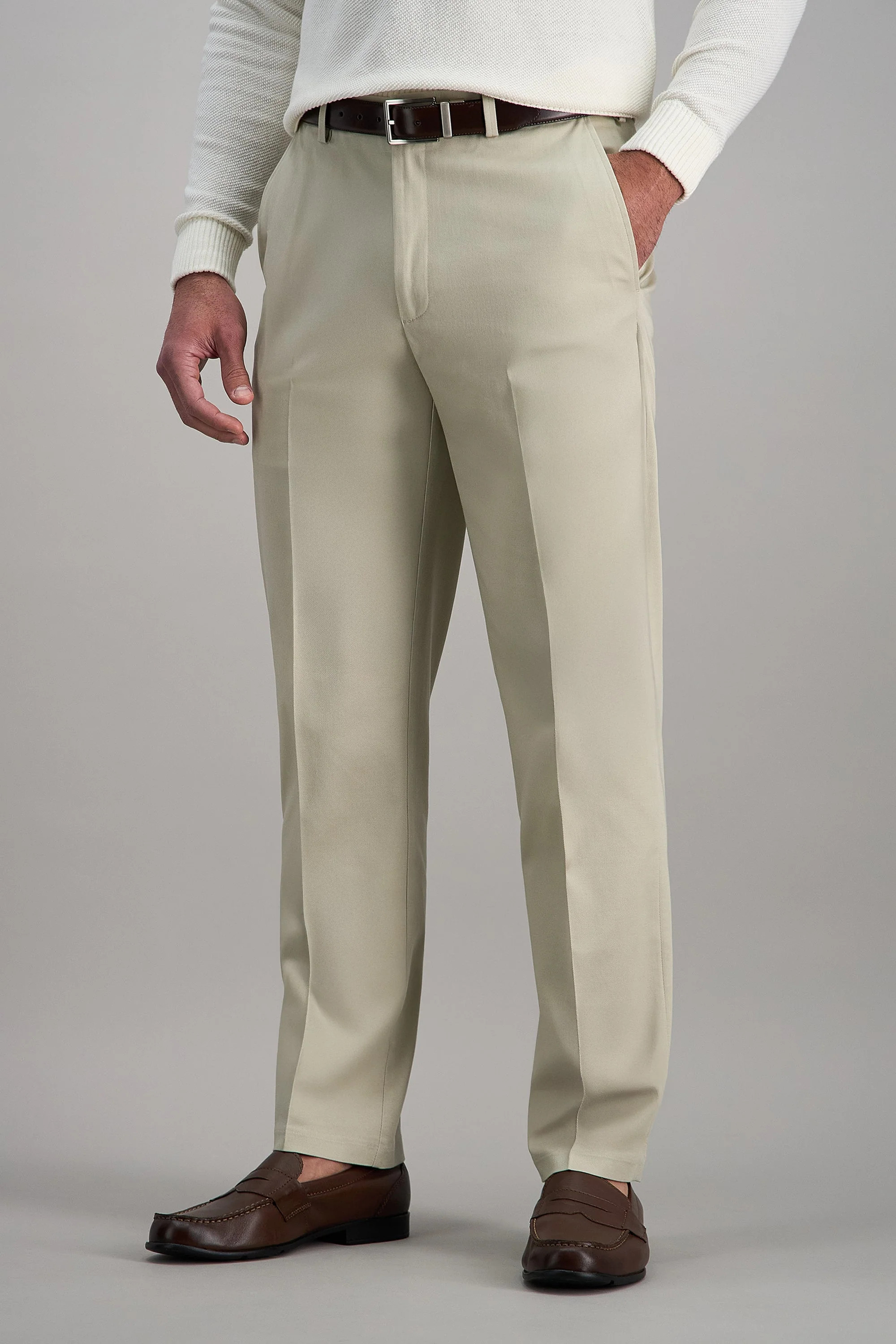 Wrinkle Free Performance Khaki Pant | Haggar.com