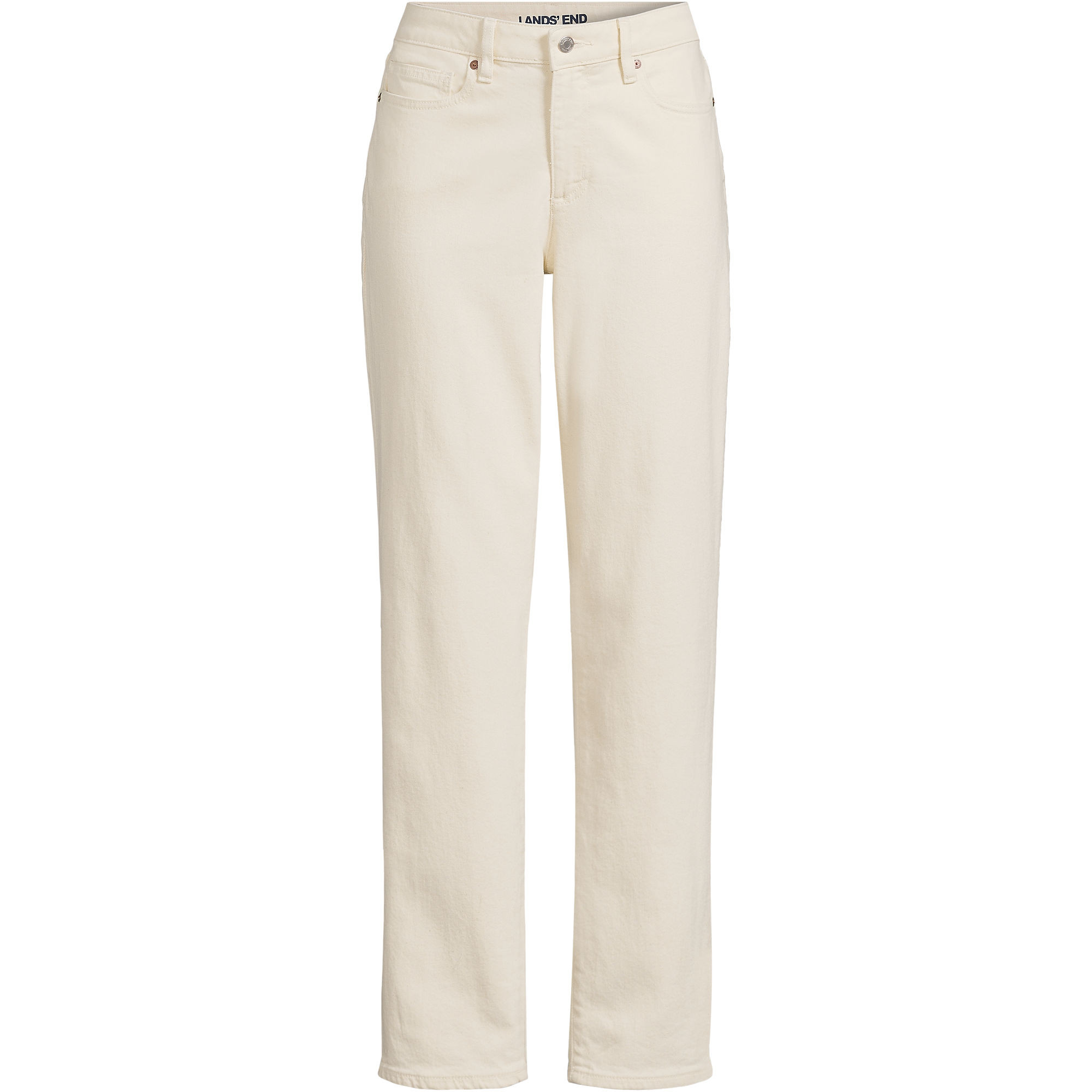 Women's Denim Mid Rise Boyfriend Jeans | Lands' End (US)