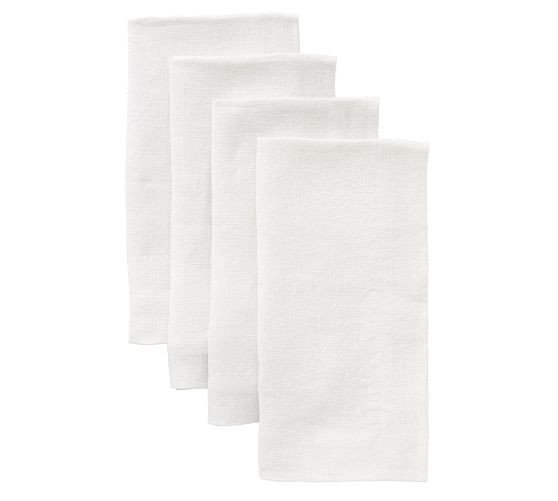 Mason Oversized Linen Napkins | Pottery Barn (US)