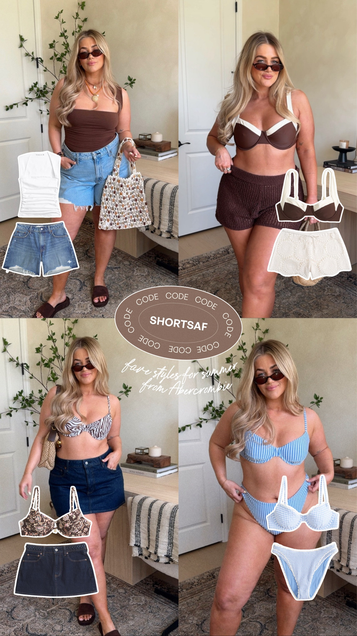 @abercrombie  #abercrombiepartner #ad My favorite summer styles from Abercrombie  that are back this year🤍 Loving the new patterns 

#LTKMidsize #LTKSaleAlert #LTKootd