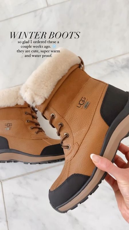 Winter snow boots- fit tts. Cute, comfy and warm. 