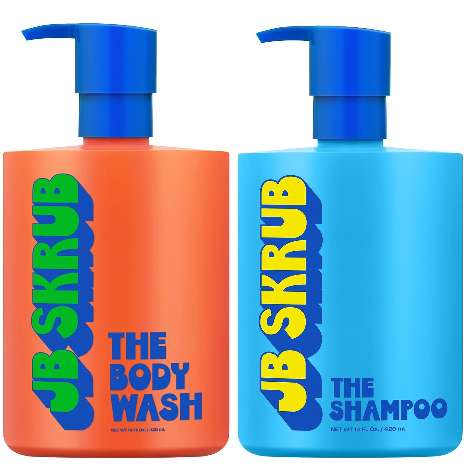 JB SKRUB The Hair and Body Wash Super Duo - No Harsh Ingredients - Conquer Adolescent Funk with Confidence - 14oz. | Amazon (US)