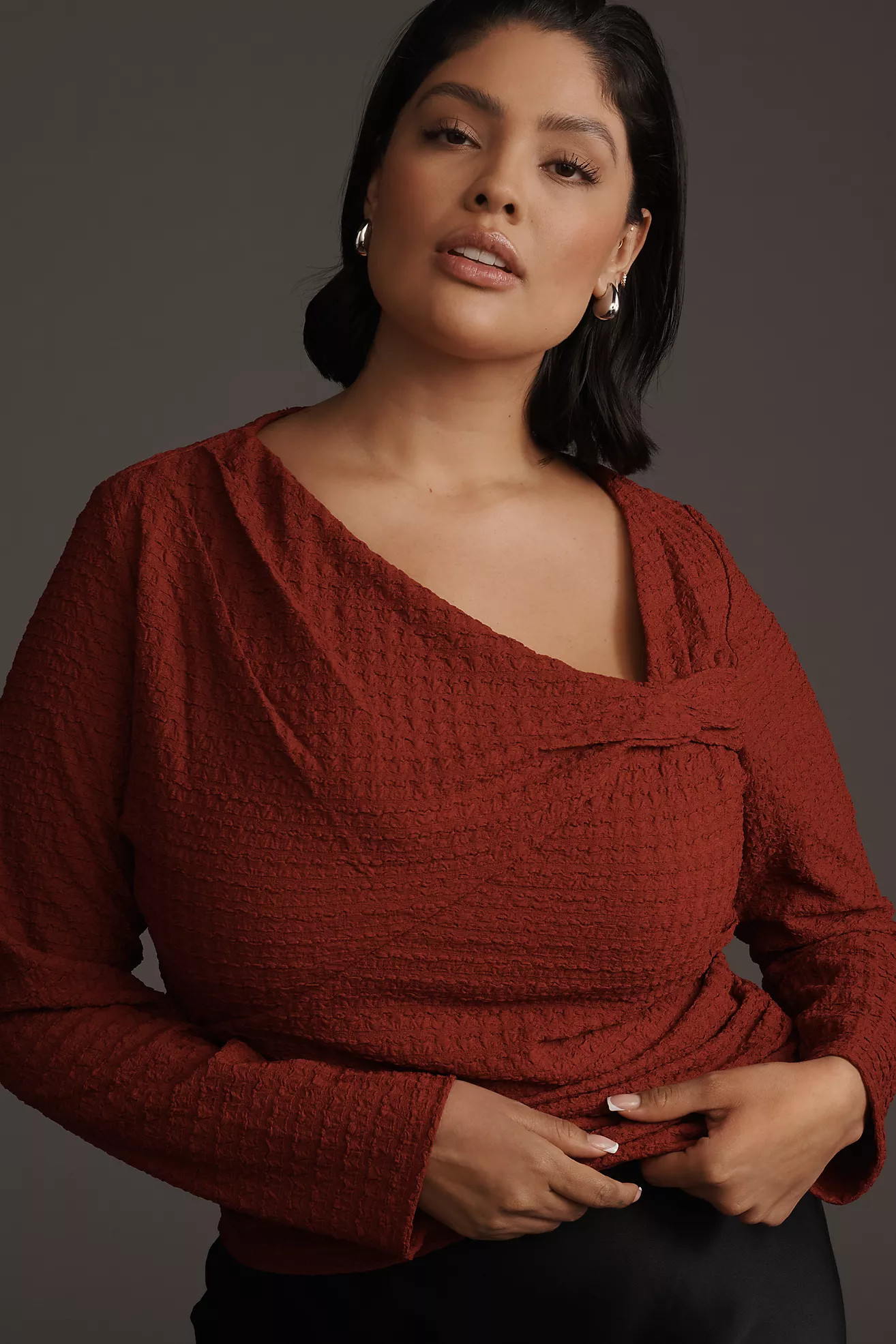 SOVERE Solstice Long-Sleeve Asymmetric Top | Anthropologie (US)