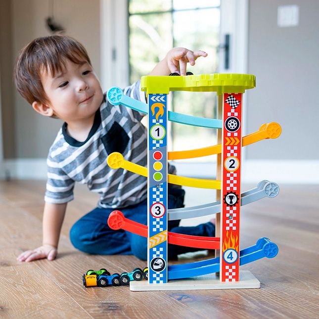 ZigZag Racetrack - Best Early Learning Toys for Ages 2 to 3 | Fat Brain Toys