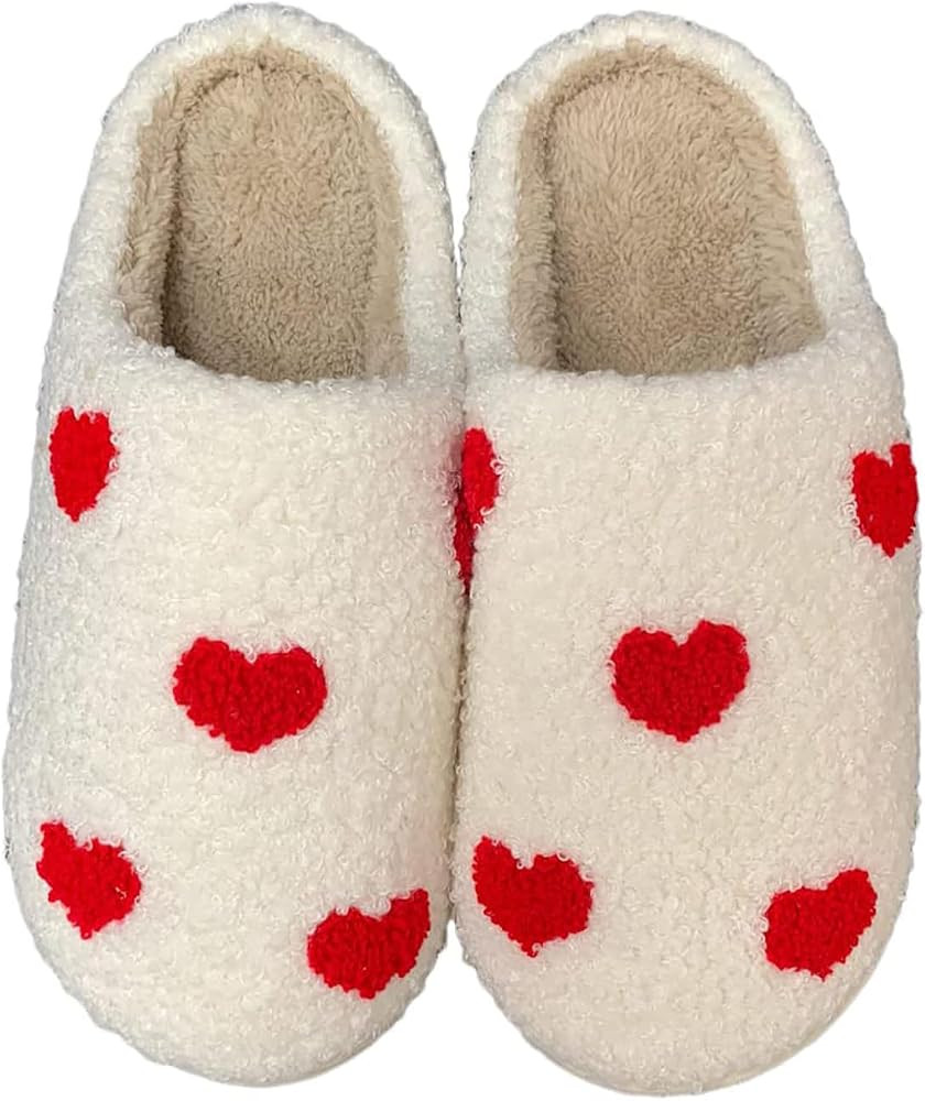 TENDAWYP Bad Cute Bunny Slippers for Women Men Cartoon embroidery Warm indoor bedroom Winter Love... | Amazon (US)