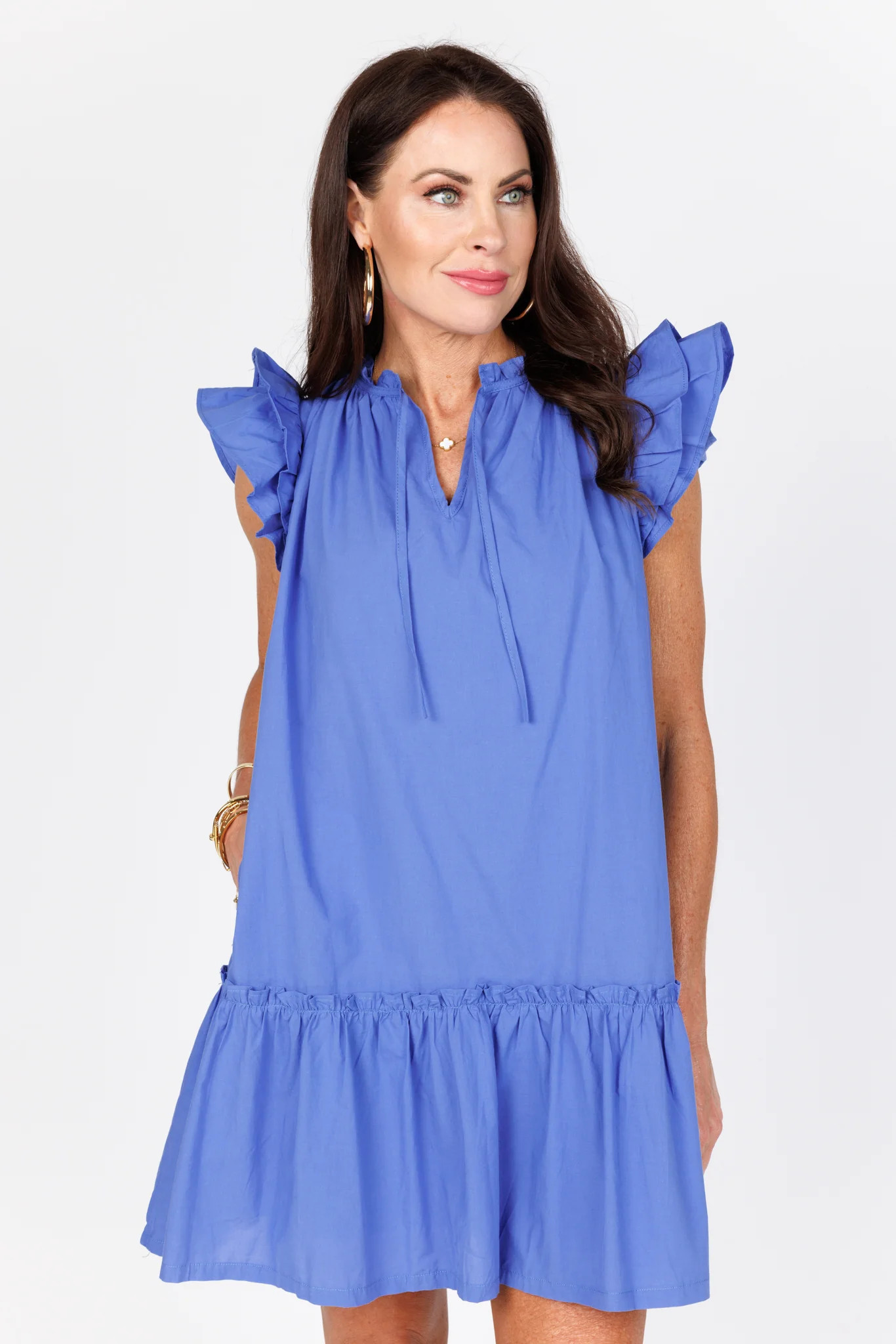 Lora Dress- Blue | Avara