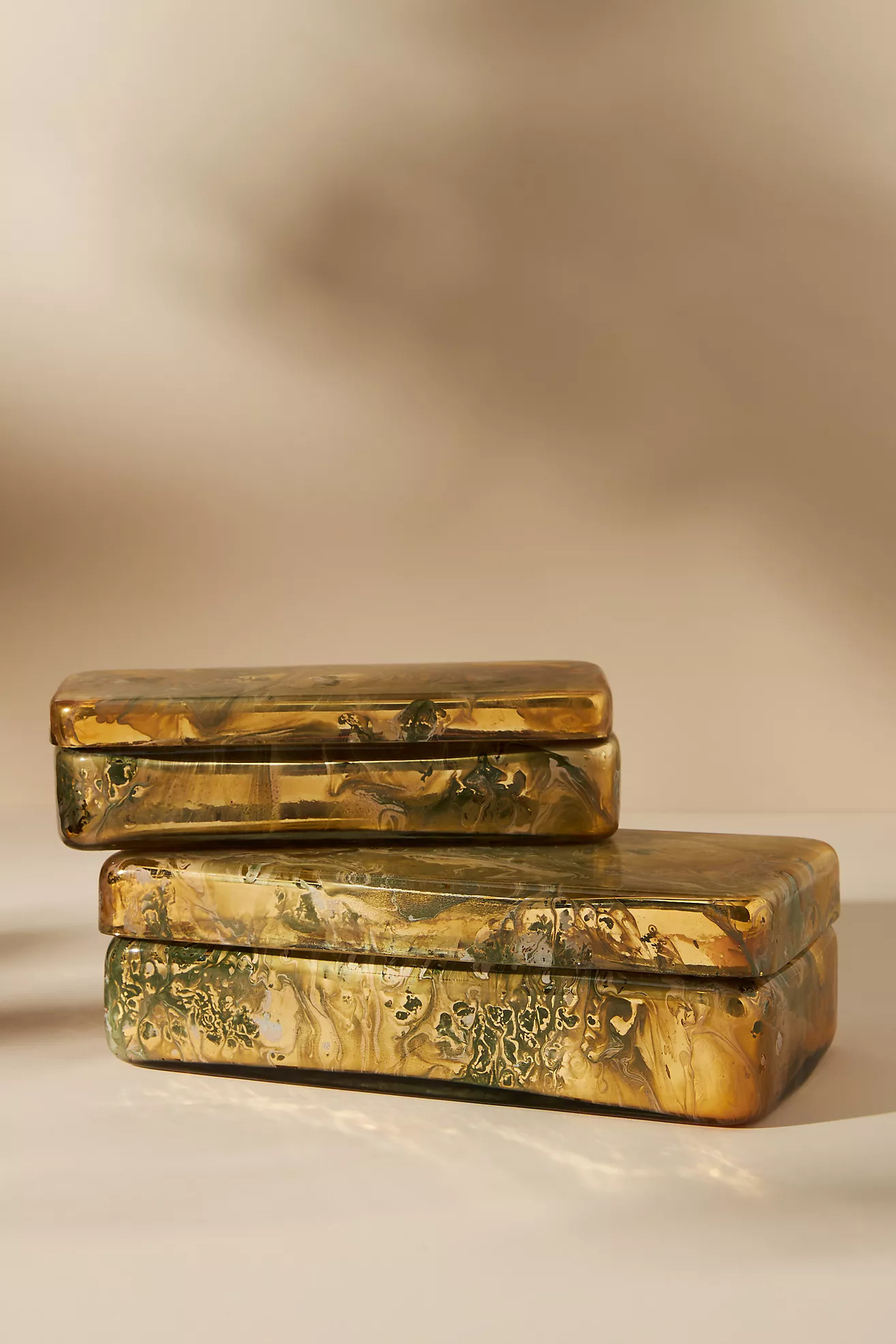 Roma Glass Trinket Box | Anthropologie (US)