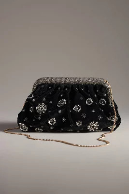 Studded Embellished Velvet Clutch | Anthropologie (US)