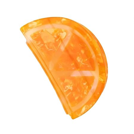 Orange Claw Clips,Cellulose Acetate Hair Clips,Small Claw Clips for Women | Amazon (US)