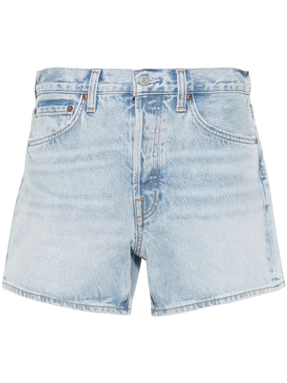 AGOLDE Parker wide-leg Mini Shorts - Farfetch | Farfetch Global