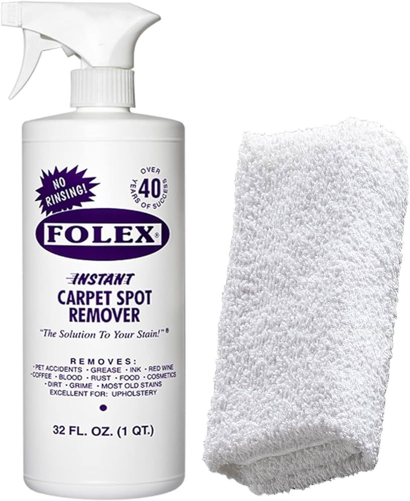 FOLEX Cemko Cleaning Cloth Instant Carpet Spot Remover Kit, 32oz | Amazon (US)