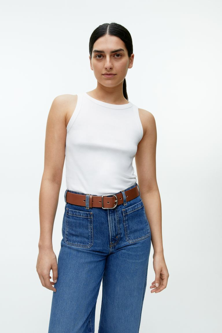 Rib Tank Top | H&M (UK, MY, IN, SG, PH, TW, HK)