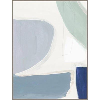 32" x 42" Echoing Summers End by Isabelle Z Framed Canvas Wall Art Print - Amanti Art: Modern Lithograph, Polystyrene Frame | Target