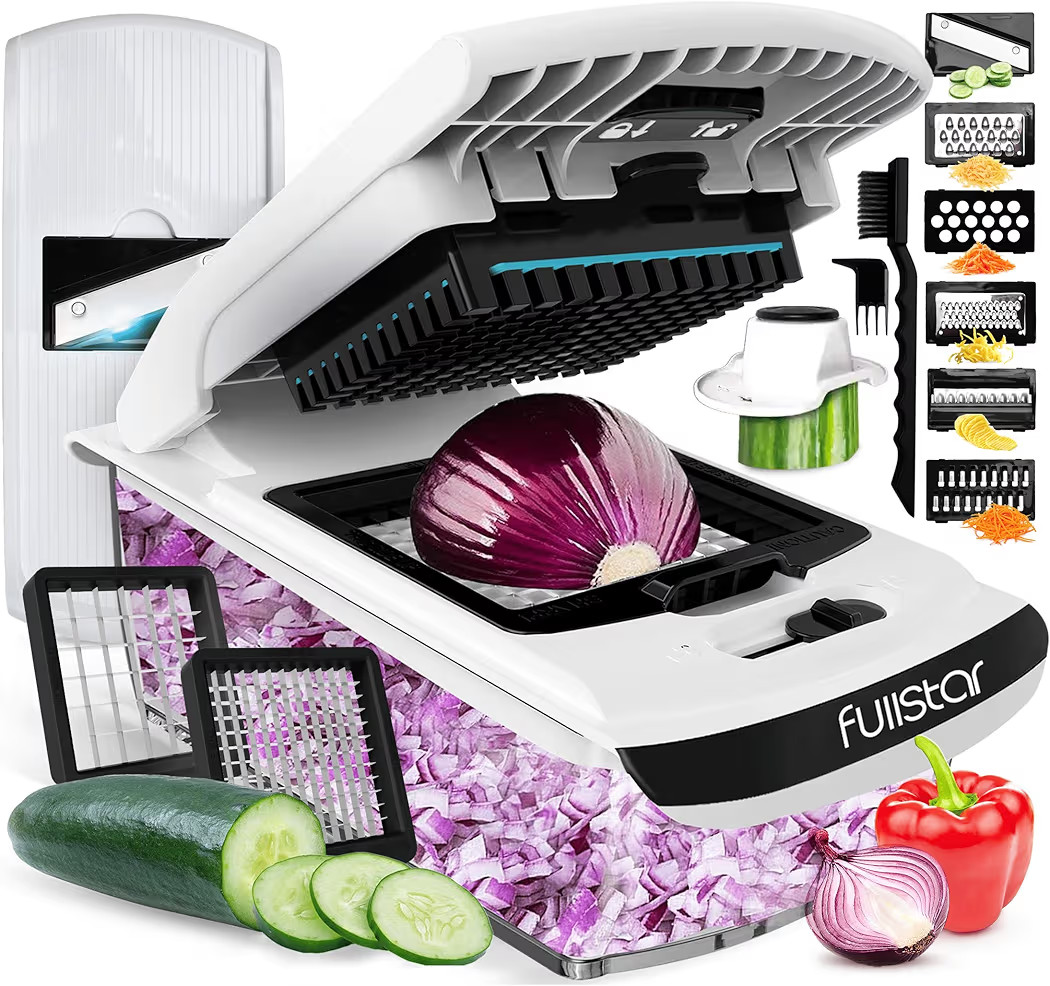 Fullstar The Original Pro Chopper - Vegetable Chopper and Spiralizer, Food Chopper with Container... | Amazon (US)