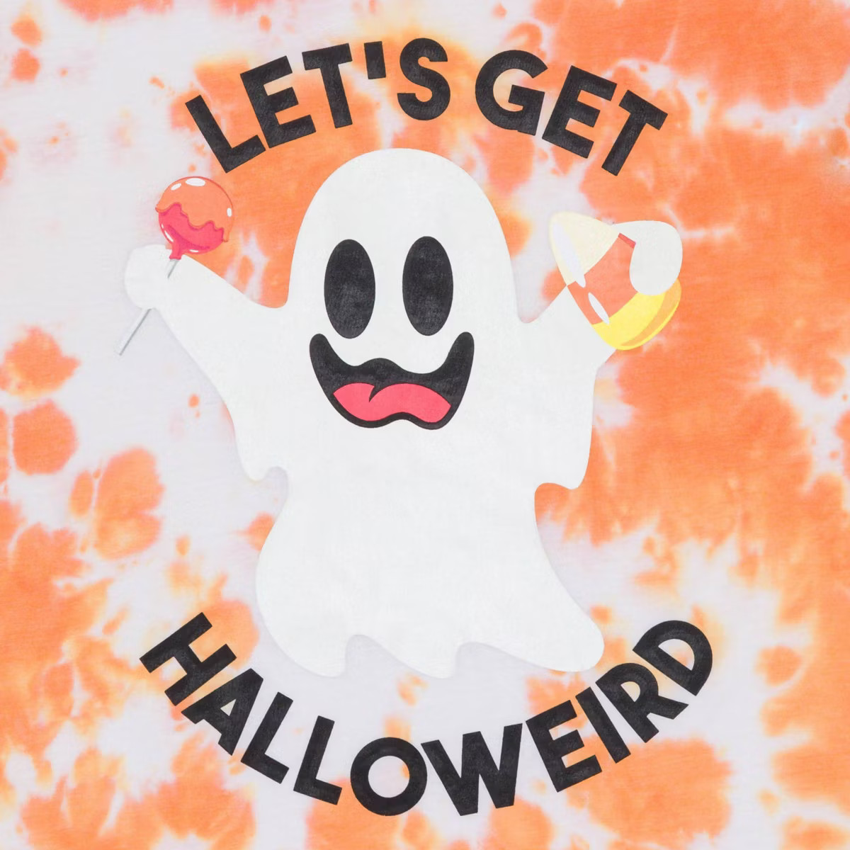 Men's Halloweird Washed Graphic T-Shirt - Orange | Target