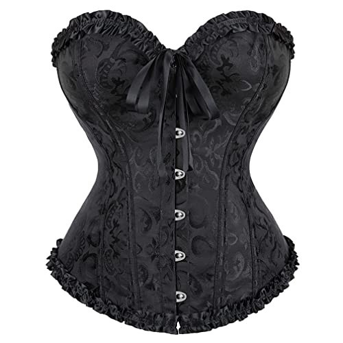 Black Corset Top Black Corsets for Women Renaissance Corset Costume Corset Tops for Women Small XS | Amazon (US)
