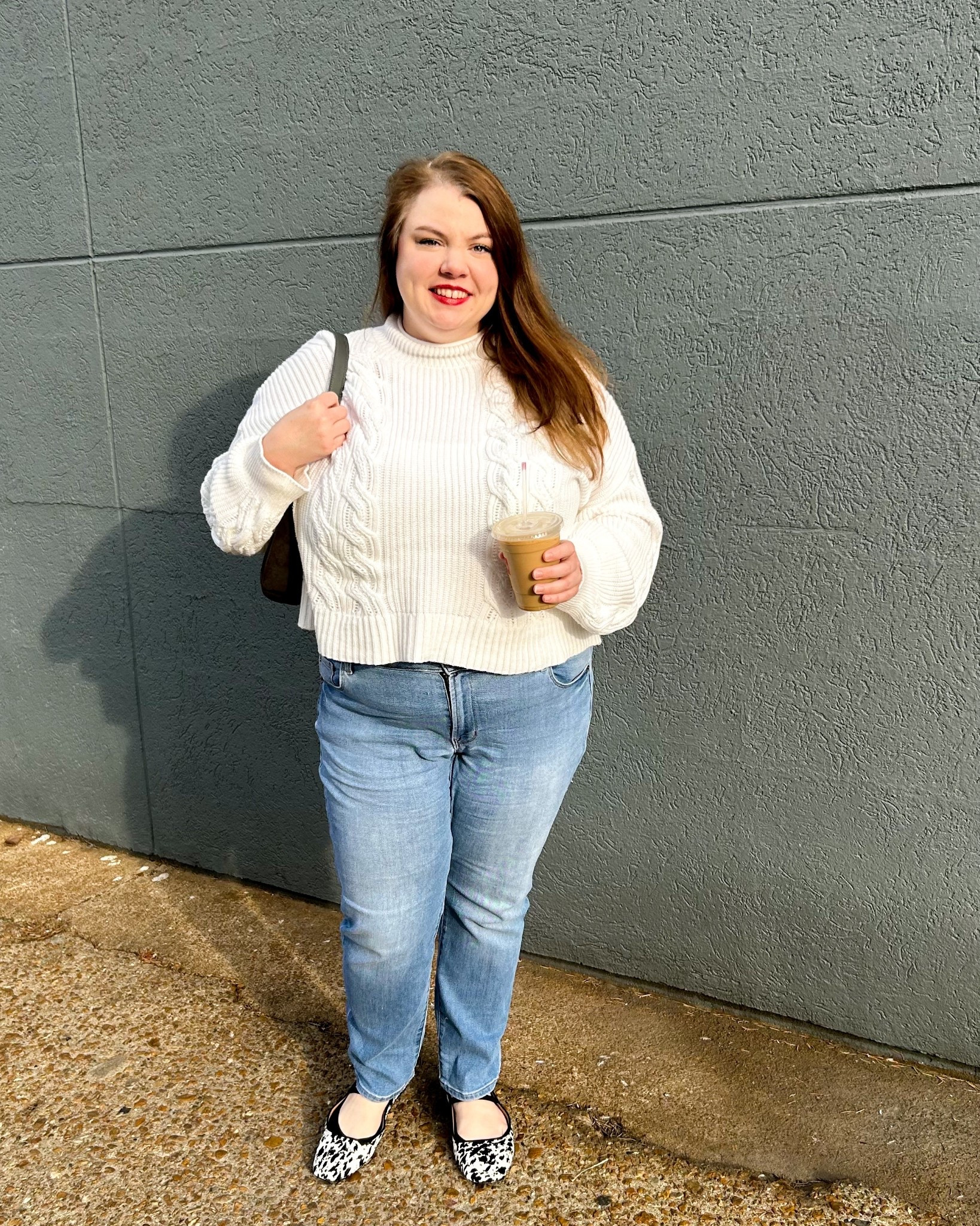 Christmas Eve outfit 🎄

Holiday outfit idea casual outfit white sweater cotton sweater 

#LTKHoliday #LTKootd #LTKFindsUnder50