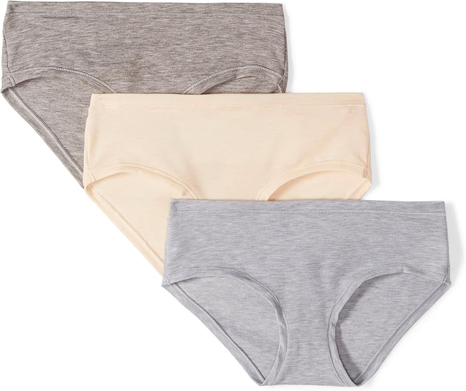 Amazon Brand - Mae Women's Airy Hipster Underwear, 3-Pack | Amazon (US)