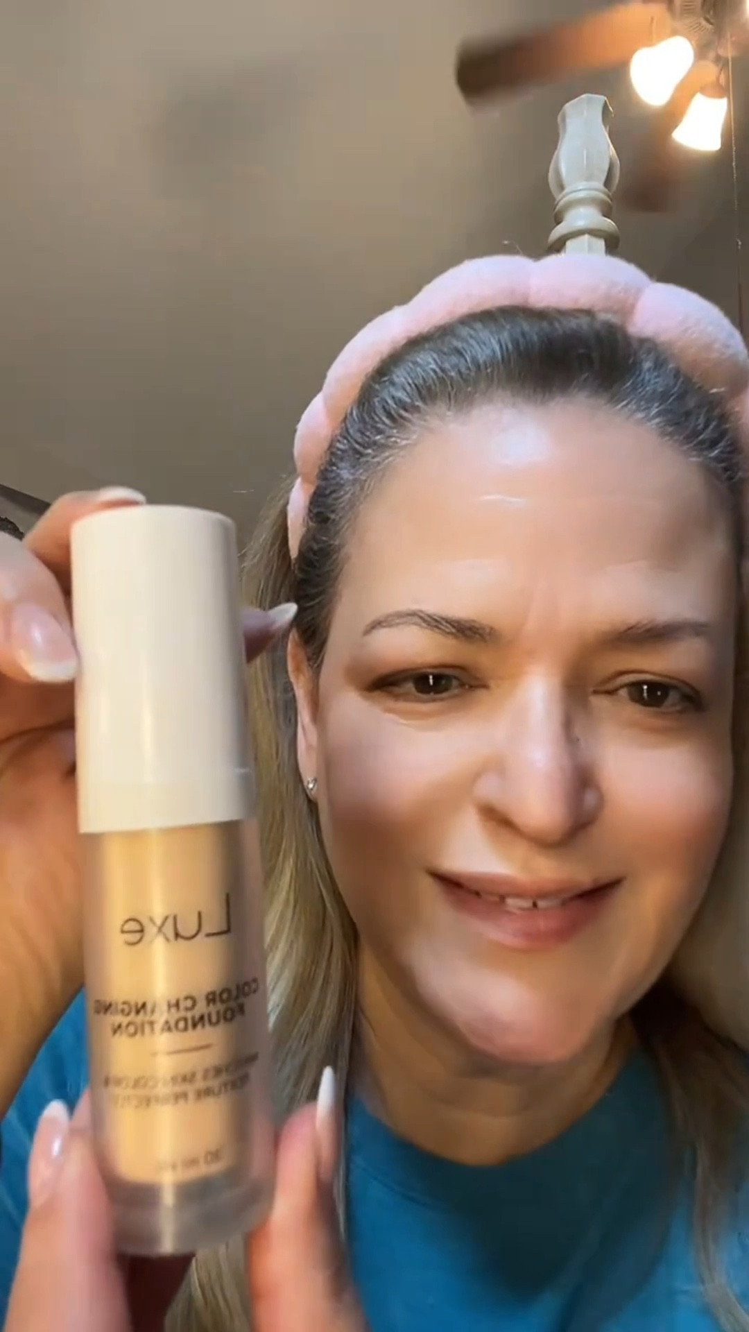 Luxe color change foundation is like magic 

#LTKmorningroutine #LTKOver40 #LTKBeauty