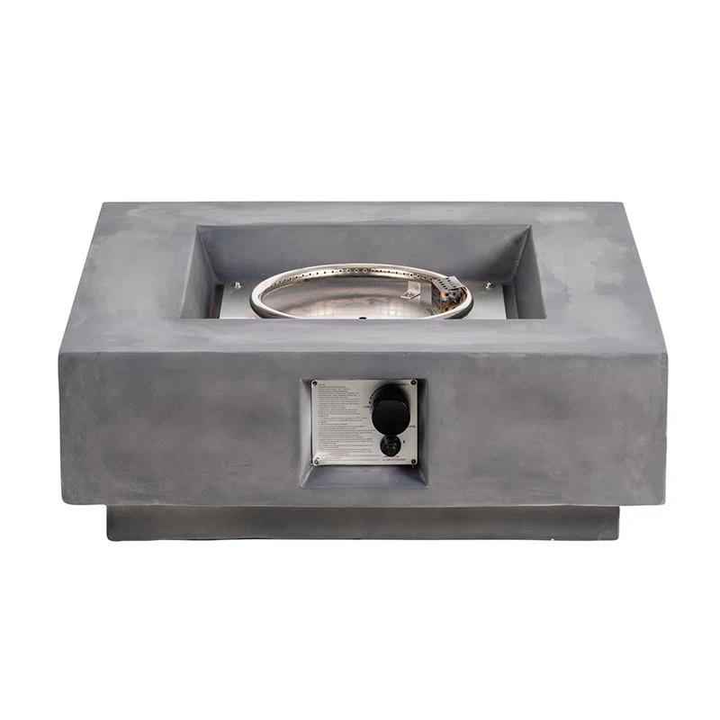 Diaundra Concrete Propane Fire Pit | Wayfair North America