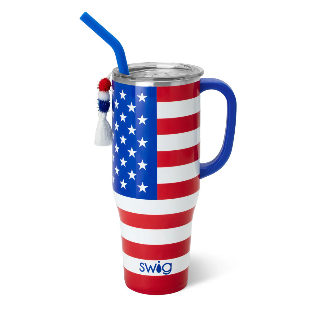 All American 40oz Mega Mug with Handle - Swig Life | Swig Life