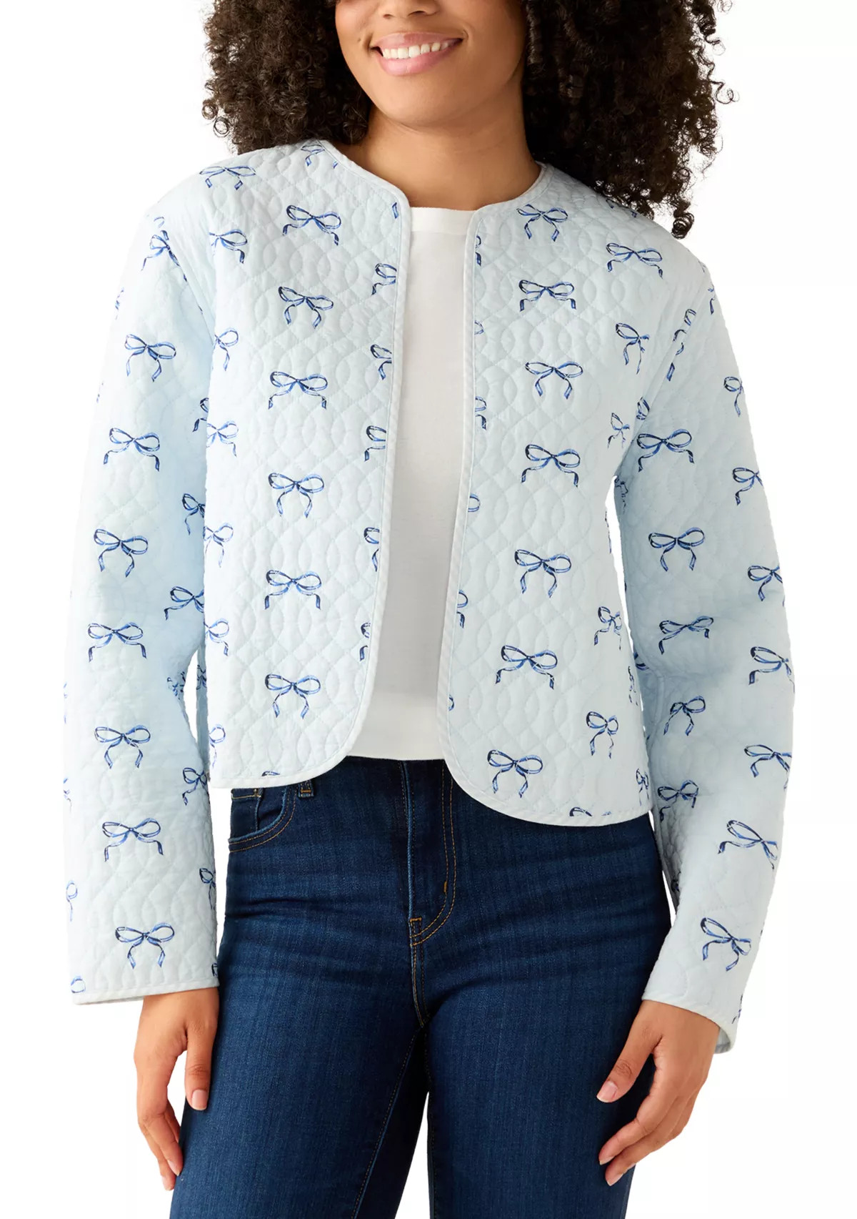 Crown & Ivy™Long Sleeve Quilted Reversible Jacket | Belk