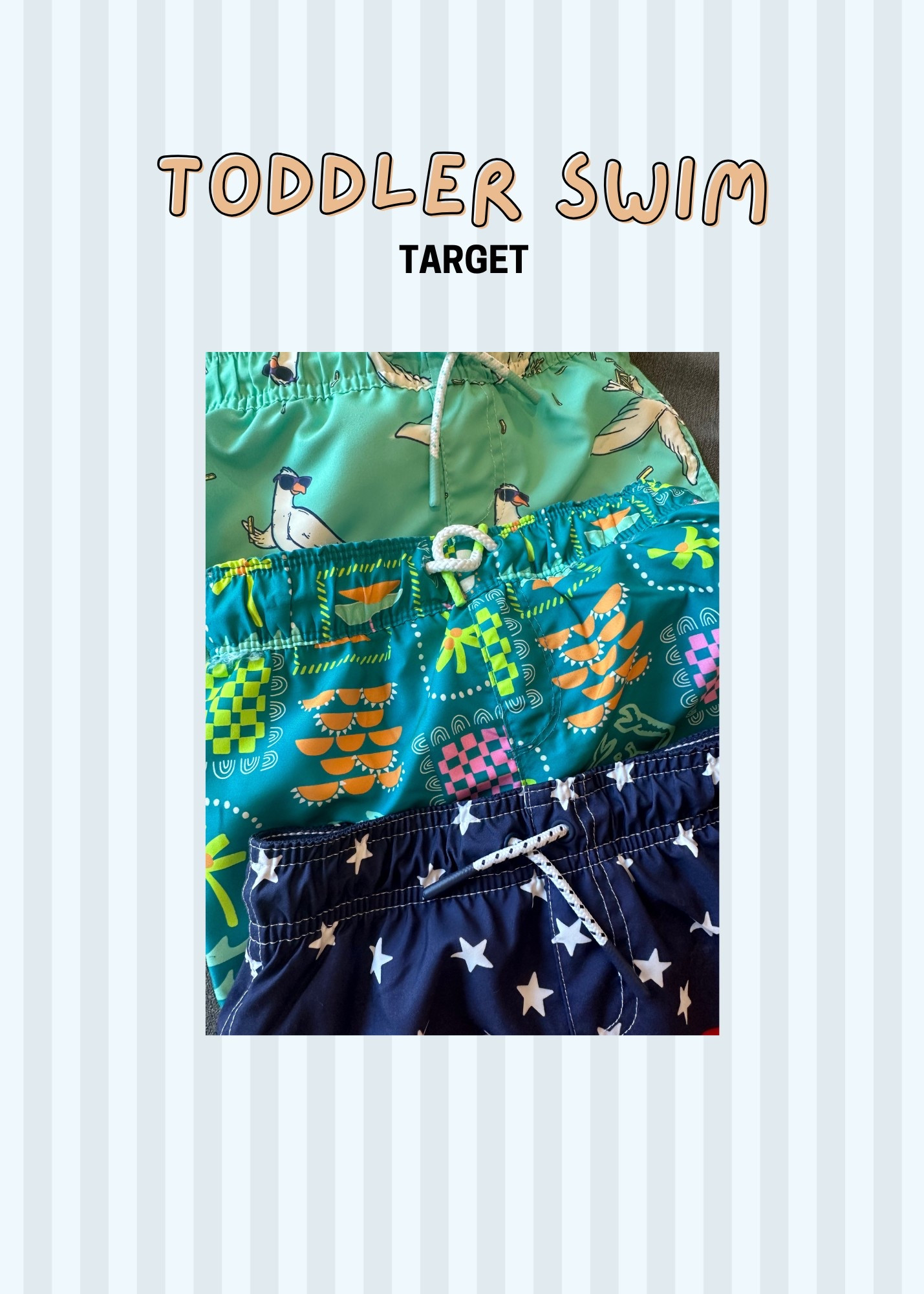 $10 Target toddler swim trunks?! Sign me up! Bright colors too, love that for water safety purposes  

#LTKSwim #LTKSaleAlert #LTKSeasonal