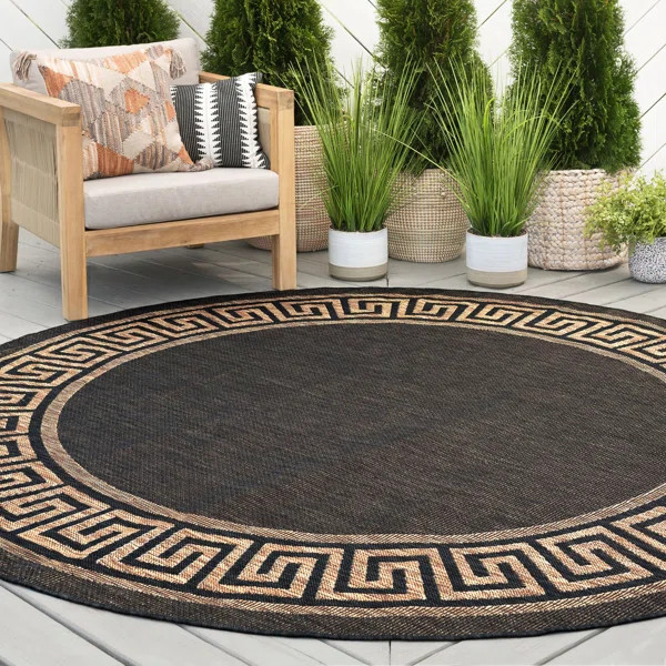 Seraphine Geometric Indoor / Outdoor Rug | Wayfair North America