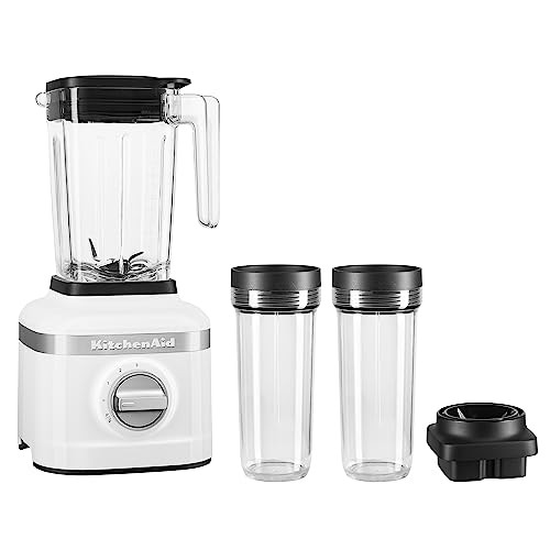 KitchenAid K150 3 Speed Ice Crushing Blender with 2 Personal Blender Jars - KSB1332Y - White, 48 oz | Amazon (US)