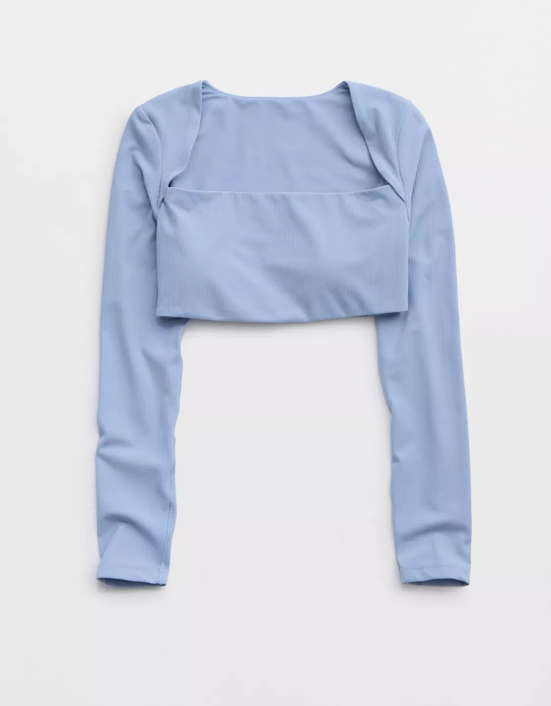 OFFLINE By Aerie Real Me Xtra Ribbed Long Sleeve Bra Top | Aerie