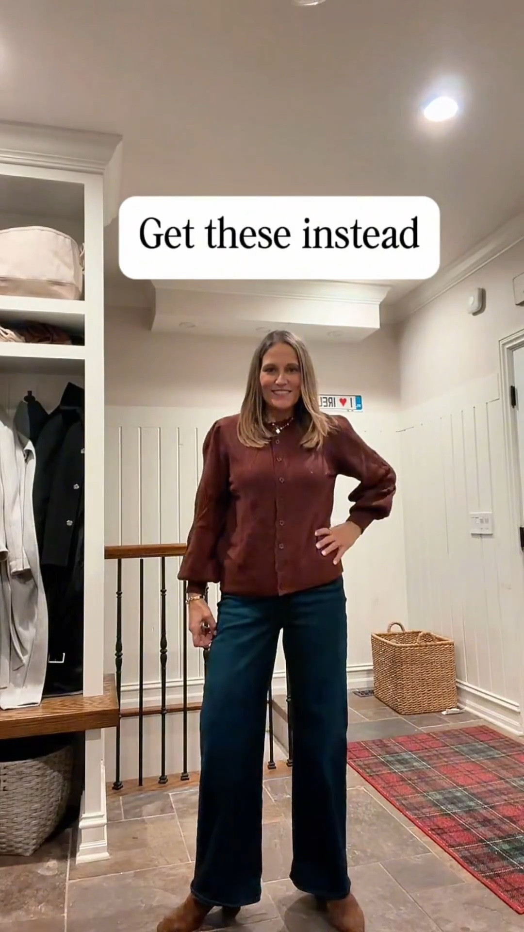 You all need to get your hands on this pair of denim. They are perfect for every occasion, are so slimming, and we love the dark wash. For reference, I’m 5’9 170lbs and wearing size 30.

#LTKSeasonal #LTKOver40 #LTKMidsize