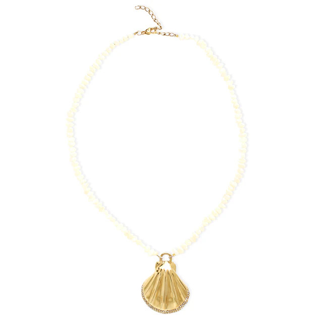 MIA Necklace - Gold With Pearls | By Alona