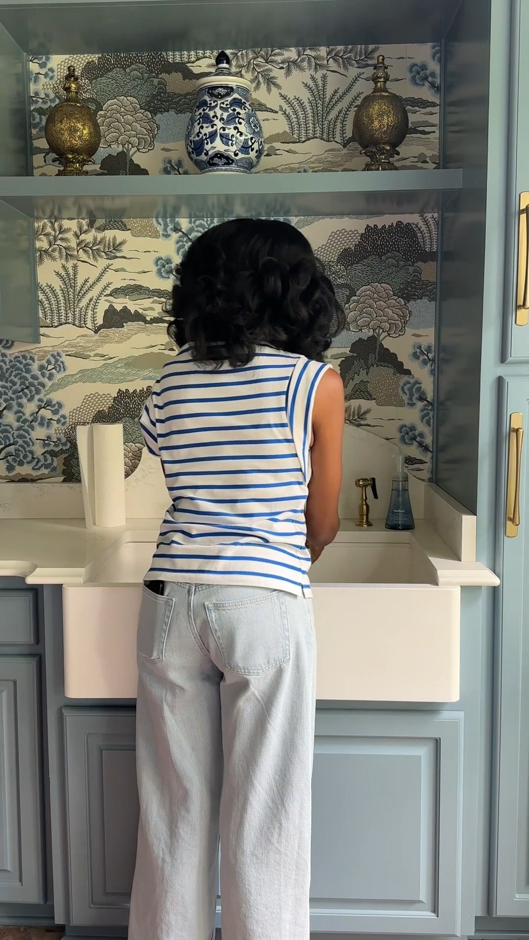 Large laundry room with custom cabinets 

#LTKHome