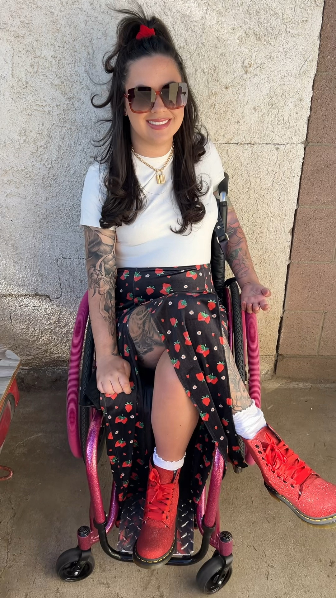 A cute spring fit 🍓 I wasn’t able to link the actual skirt or boots, but I found similar ❤️ Skirt: Dollskill Shoes: Doc Martens 

#LTKshoecrush #LTKSeasonal #LTKFestival