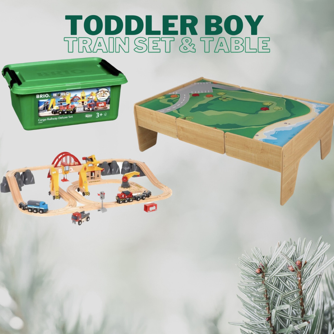 Toddler Train Station
Brio trains, wooden train set, Santa gift, train table, playroom table, kids station, toy storage, Christmas gift.

#LTKGiftGuide #LTKbaby #LTKkids