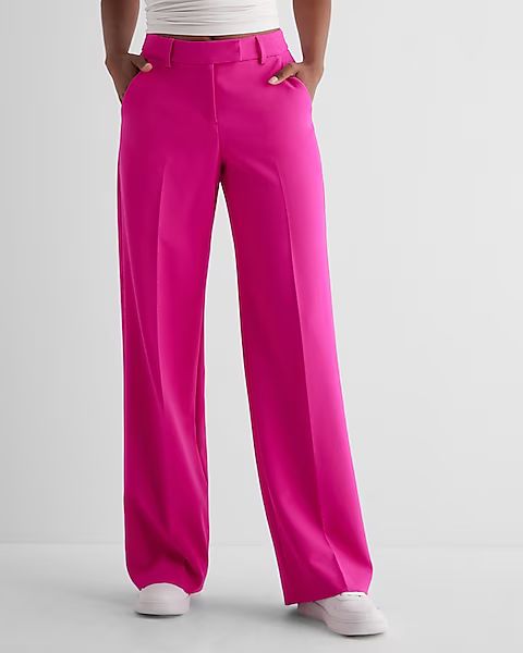 Editor Mid Rise Relaxed Trouser Pant | Express (Pmt Risk)