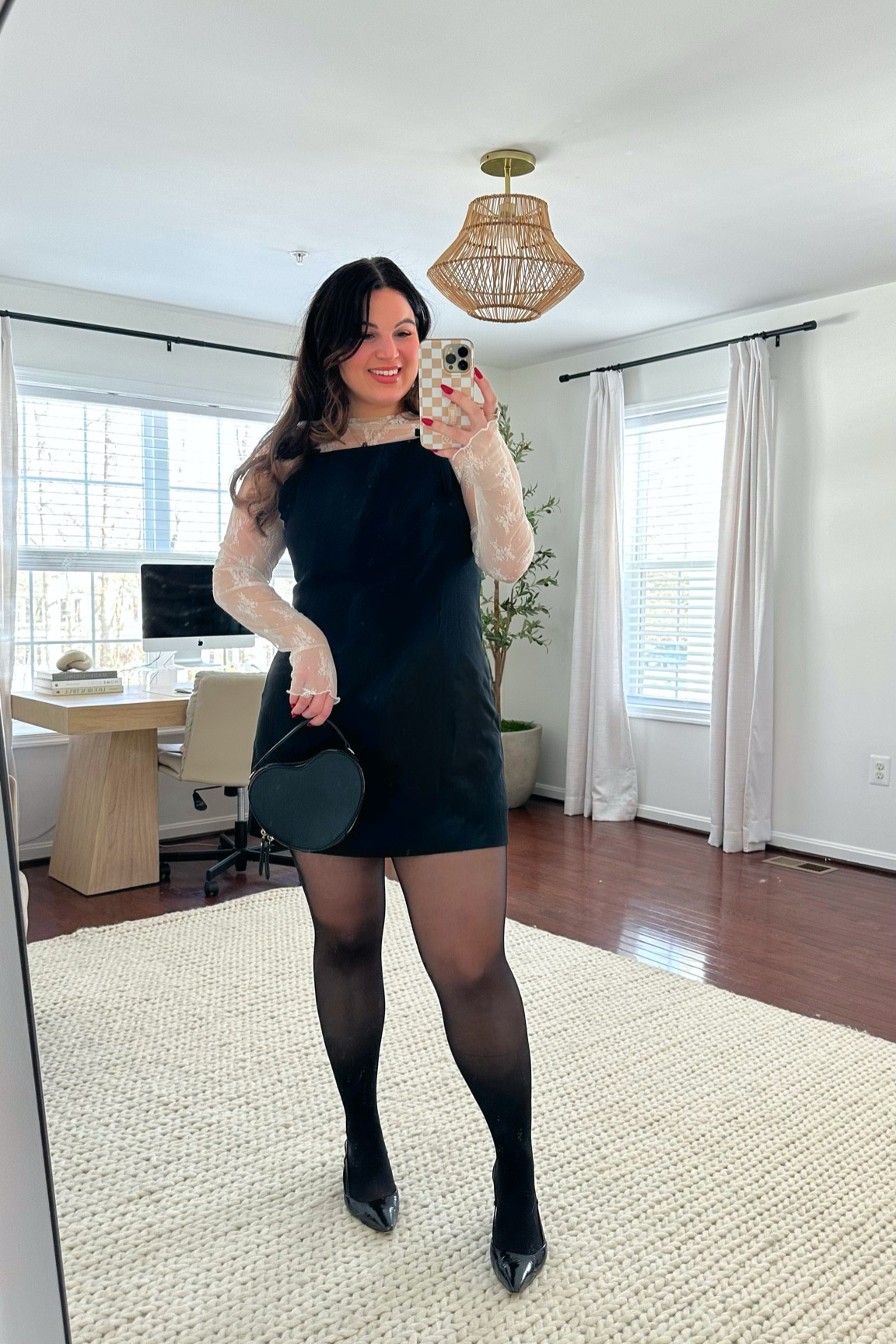 Midsize Valentine’s Day outfit! I’ve had my eye on this black bow dress for a while now & omg it’s even more amazing in person!! Perfect for date night or Valentine’s Day! 

Lace top - xl 
Dress - xl
Tights - xl 
Heels - 9.5 
Shaping panties - xl *use code KELLYELIZXSPANX to save 

Valentine’s Day outfit, Valentine’s Day, vday, valentines, target dress, target outfit, Valentine’s Day dress, date night outfit, date night dress, midsize 


#LTKMidsize #LTKStyleTip #LTKSeasonal