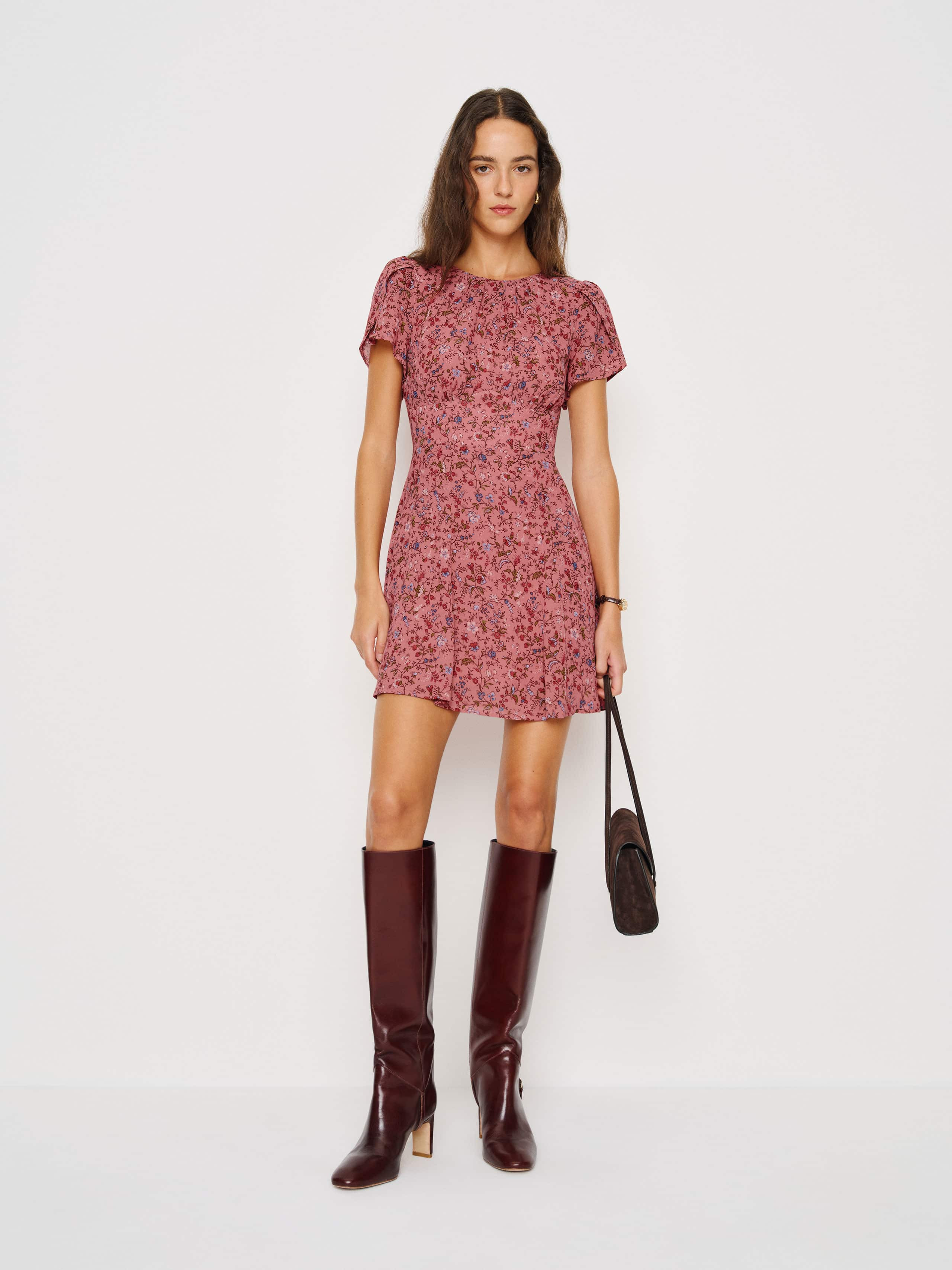 Reformation Lula Dress Pink 4 | Reformation (Global)