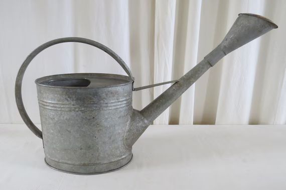French Galvanised Vintage Garden Watering Can Mid 20th Century | Etsy Canada | Etsy (CAD)