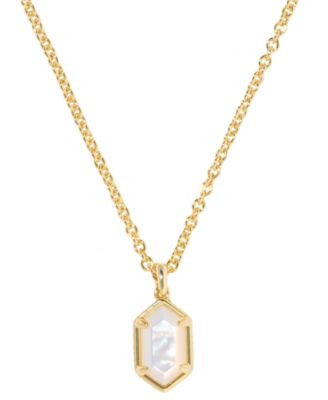 14k Gold-Plated Hallie Short 18" Pendant Necklace | Macy's