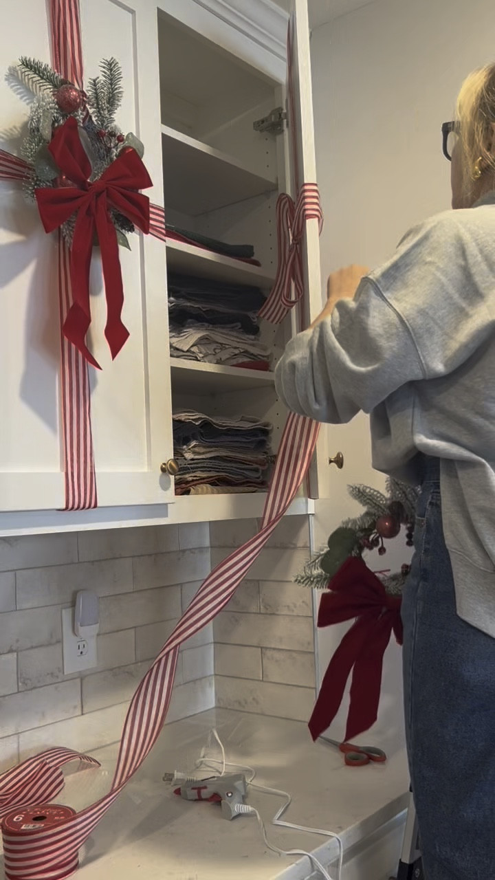I’m so obsessed with these you guys! They turned out so good and I did it for all of my upper cabinets in the kitchen. #christmasdecor #kitchenchristmasdecor #decoratingforchristmas 

Christmas decor, holiday DIY, festive kitchen, Christmas inspiration, holiday hacks, DIY home decor, Pinterest Christmas, cabinet decor, easy holiday decor, home inspiration

#LTKFindsUnder50 #LTKHoliday #LTKSeasonal