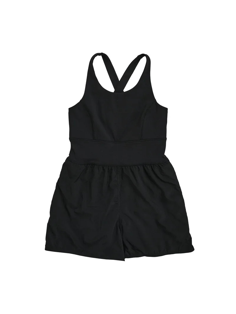Athletic Works Girl's Strappy Romper, Sizes 4-18 | Walmart (US)