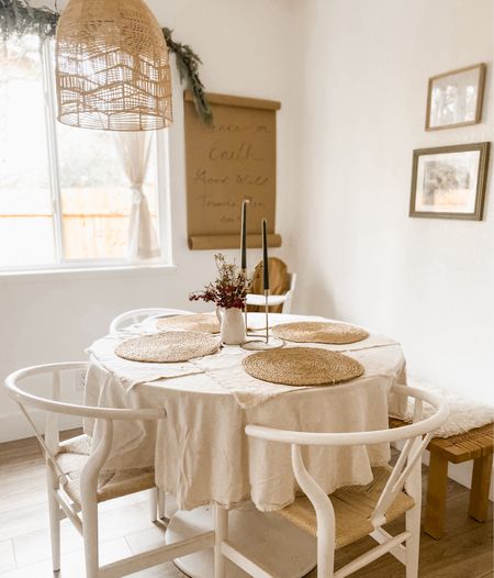 The dining is set for 2024! Sharing this cozy nook for any holidayy

#LTKhome #LTKHoliday #LTKSeasonal