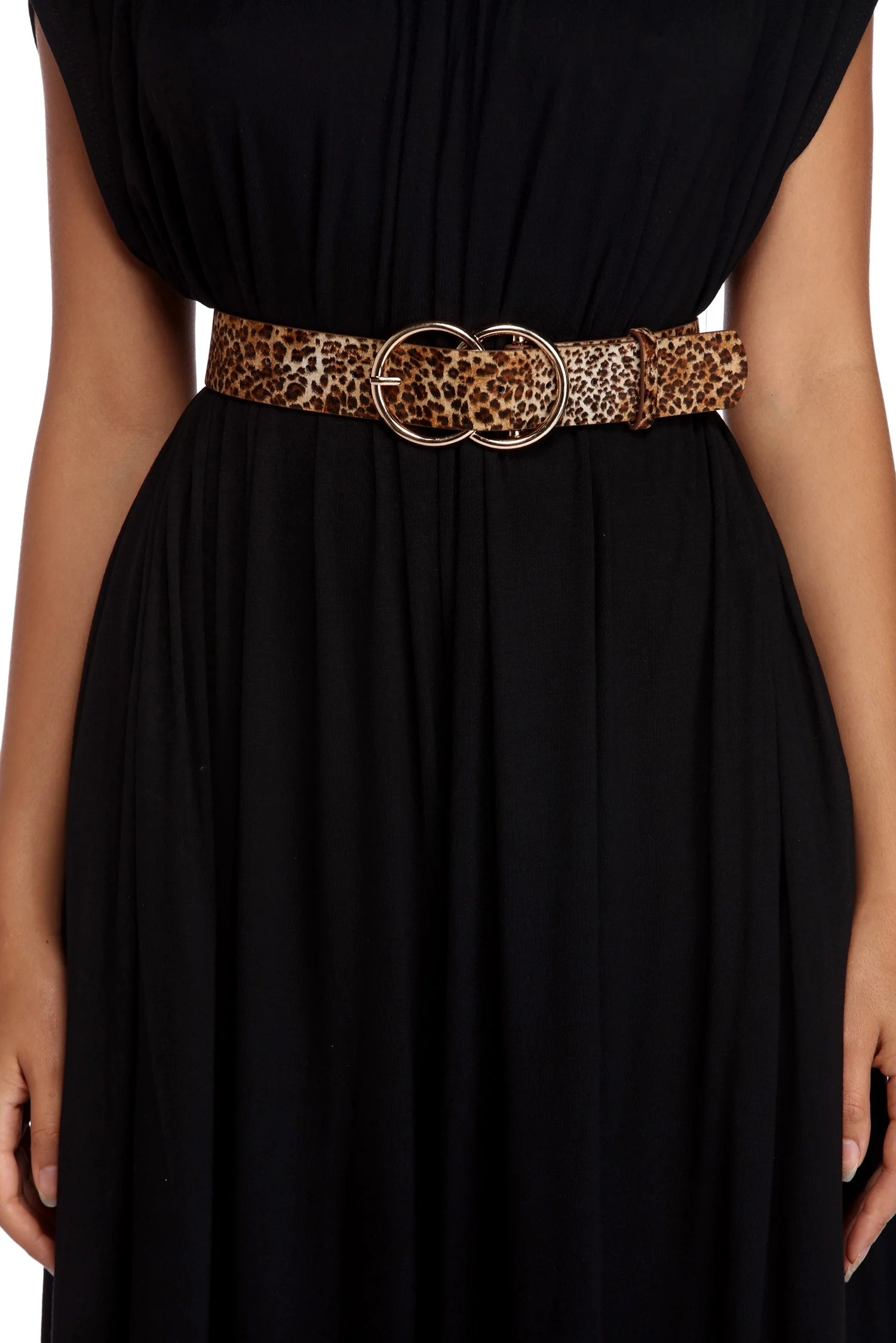 Double O Ring Leopard Belt | Windsor Stores