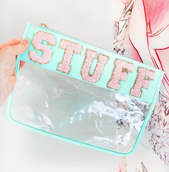 Personalized Name Monogram Clear Cosmetic Bag Cosmetic Zipper | Etsy | Etsy (US)