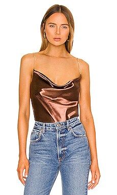 Lovers and Friends Cori Tank Top in Chocolate Brown from Revolve.com | Revolve Clothing (Global)