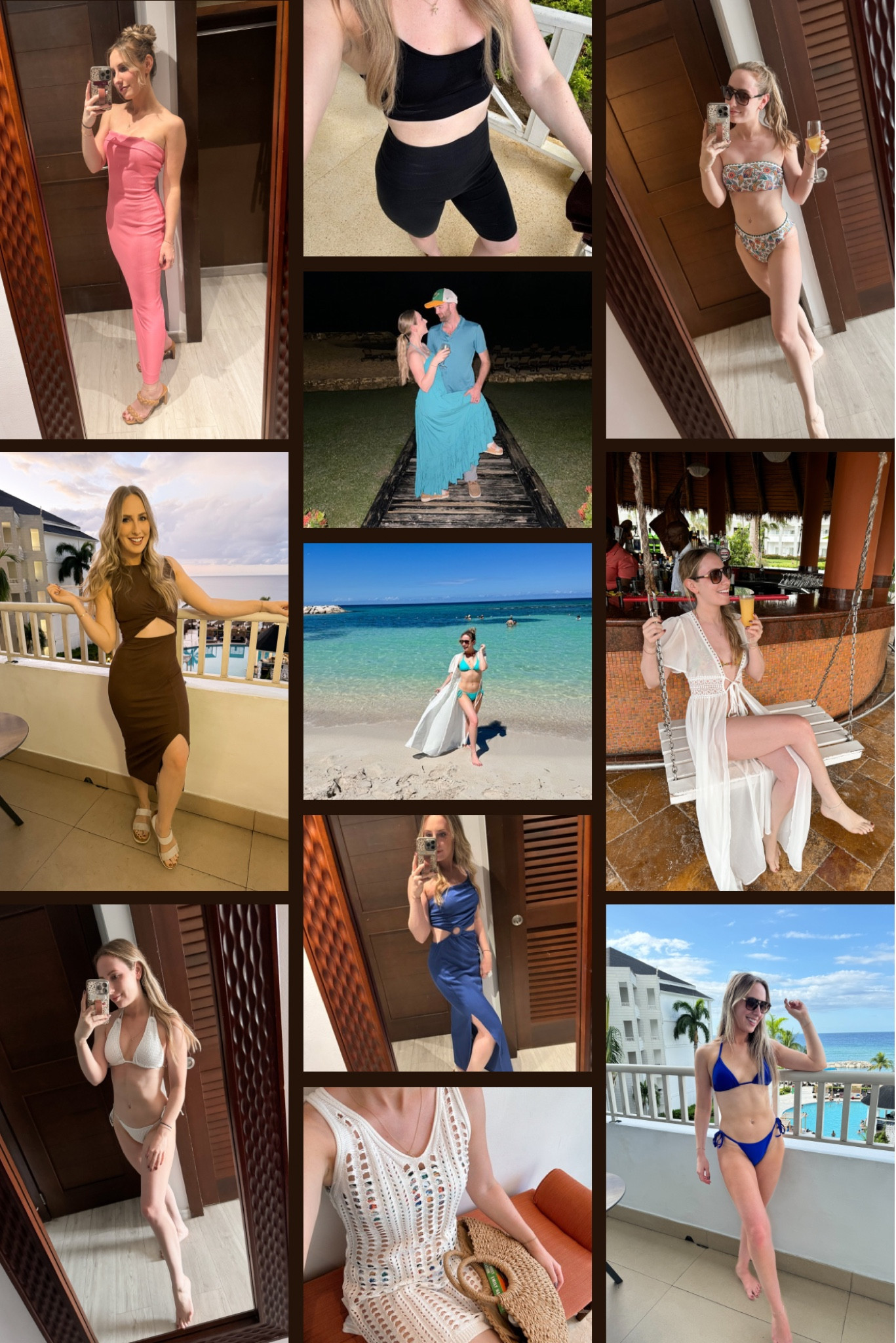 Vacation outfit ideas! Wearing a small in everything I believe!

#swim #vacationwear #dresses #summerdresses #vacationdresses

#LTKFindsUnder50 #LTKTravel #LTKSwim