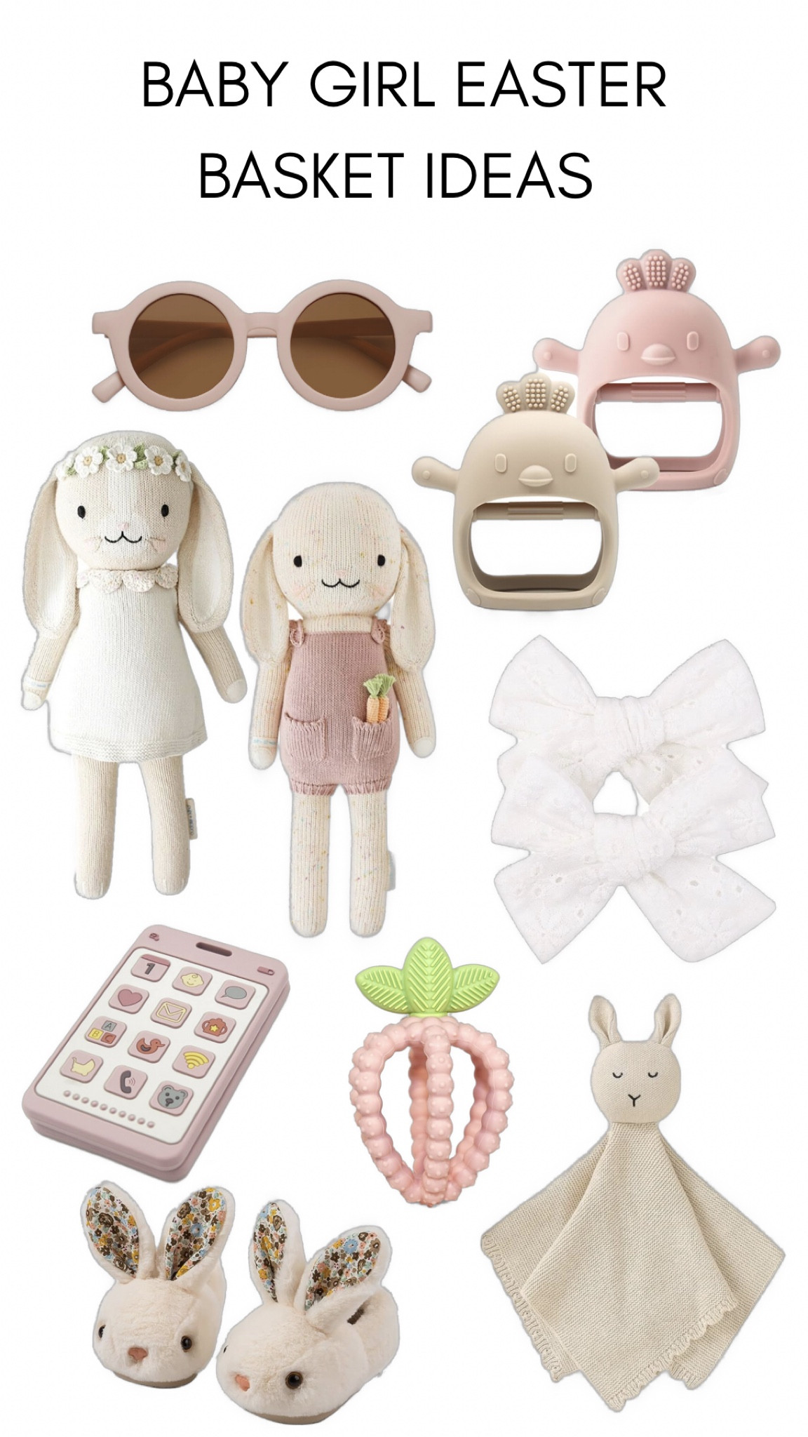 Easter basket ideas for infant and baby girls from Amazon

Baby girl Easter basket, Easter ideas, Amazon Easter, baby Easter baskets, girl gifts, baby shower gift, baby teethers, Easter basket for infant girl

#LTKSeasonal #LTKGiftGuide #LTKbaby