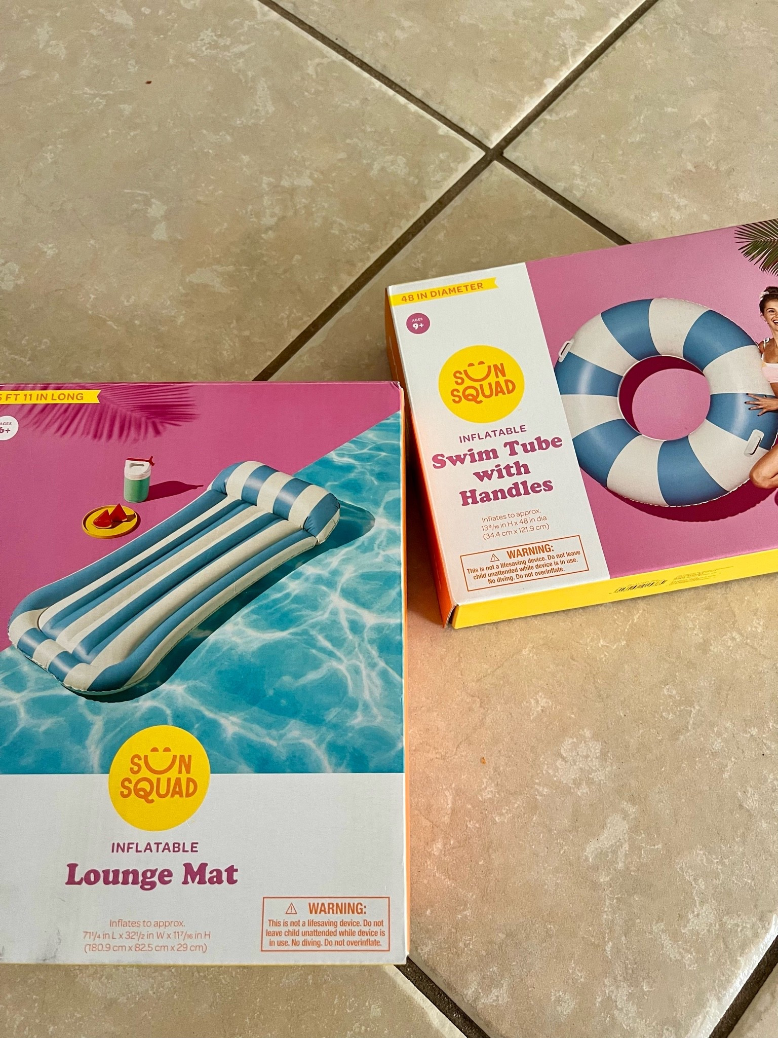 Target sale Inflatable lounge mat light, blue ￼and white stripes swim tube with handles target fines pool Floaties ￼

#LTKSeasonal #LTKSaleAlert #LTKHome